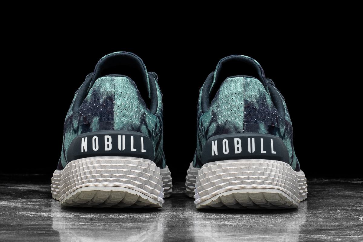 Nobull Tie-Dye Ripstop Runner Men's Running Shoes Light Turquoise | Australia (BW2610)